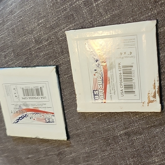 2 Handpainted Pictures on Canvas,EUC - Picture 4 of 6